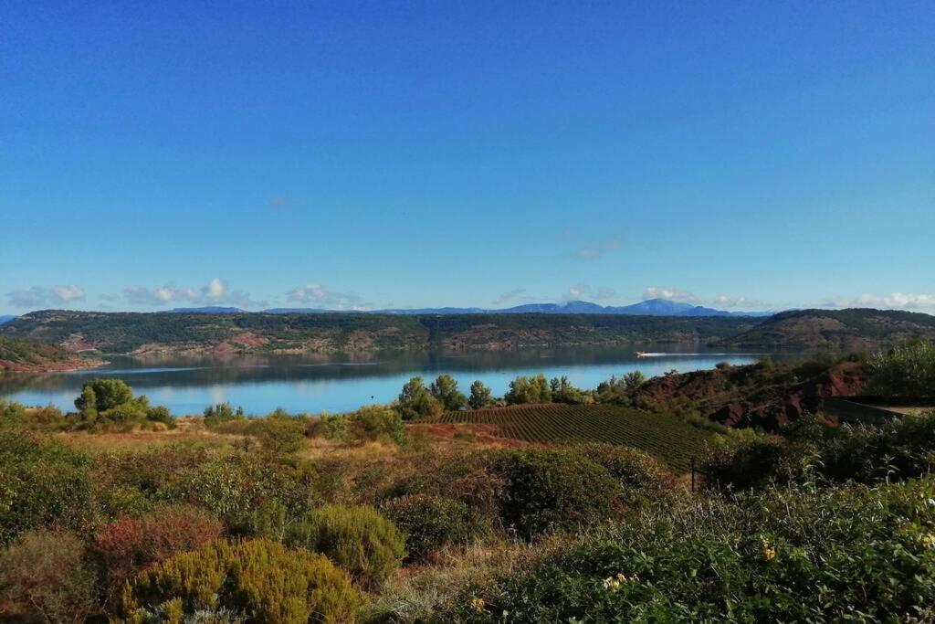 Studio 32M2 - Dans Propriete Avec Vue Imprenable Sur Le Lac Du Salagou Liausson Exterior foto
