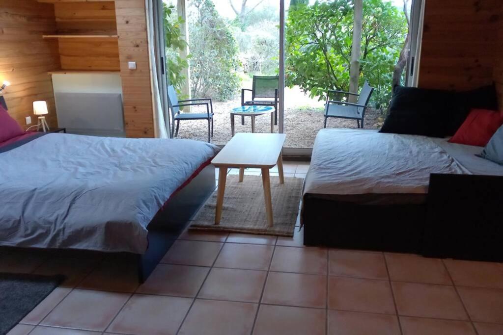 Studio 32M2 - Dans Propriete Avec Vue Imprenable Sur Le Lac Du Salagou Liausson Exterior foto